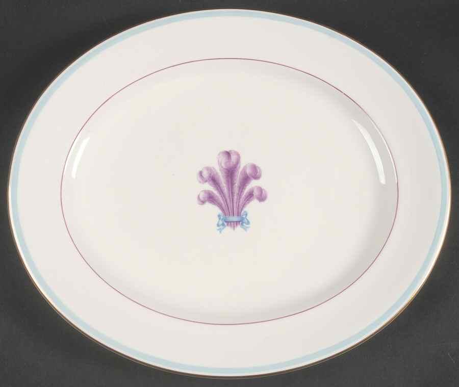Florizel 13" Oval Serving Platter by Royal Worcester-1