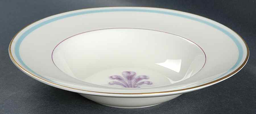 Florizel Rim Soup Bowl by Royal Worcester-1
