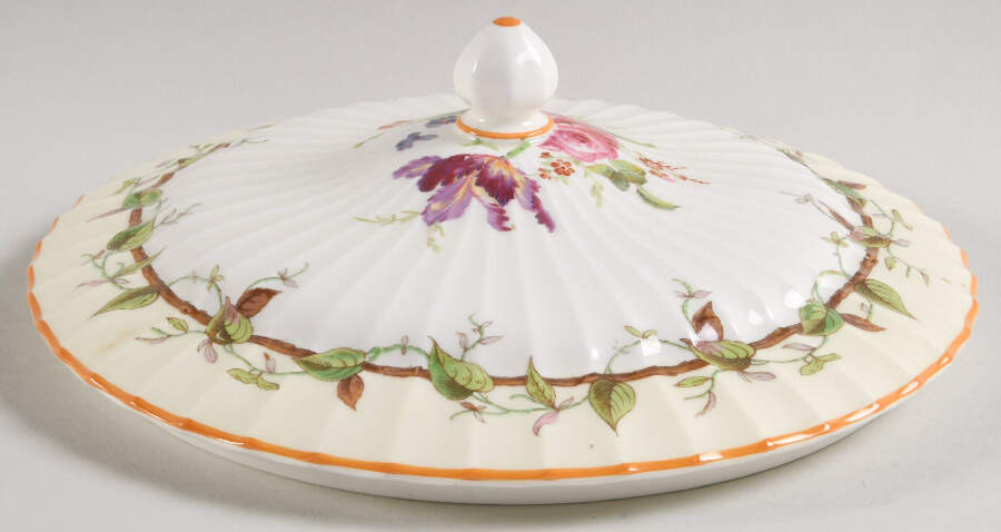 Florence Lid for Round Vegetable by Royal Worcester-1