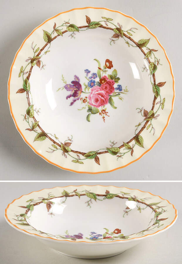Florence Rim Cereal Bowl by Royal Worcester-1
