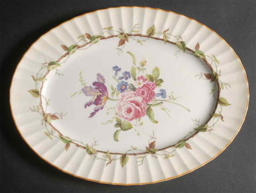 Florence 14" Oval Serving Platter by Royal Worcester-1