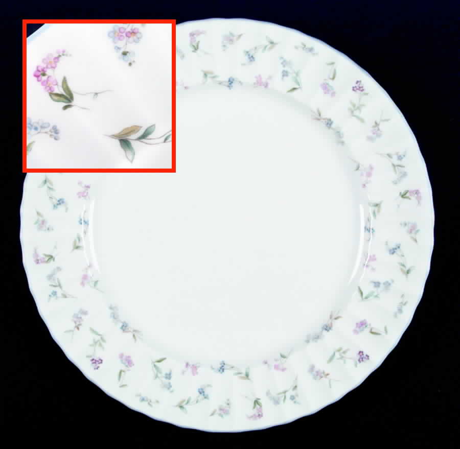 Forget Me Not Blue Dinner Plate by Royal Worcester-1