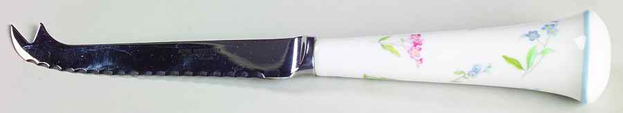 Forget Me Not Blue Cheese Knife with Stainless Blade by Royal Worcester-1