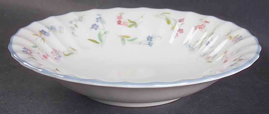 Forget Me Not Blue Fruit/Dessert (Sauce) Bowl by Royal Worcester-1