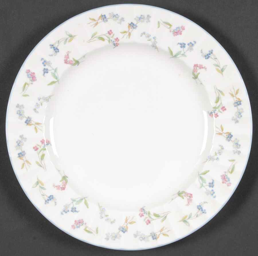 Forget Me Not Blue Salad Plate by Royal Worcester-1