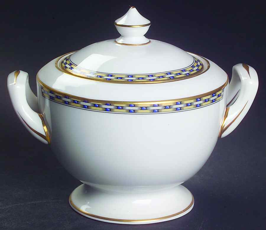 Francesca Sugar Bowl & Lid by Royal Worcester-1