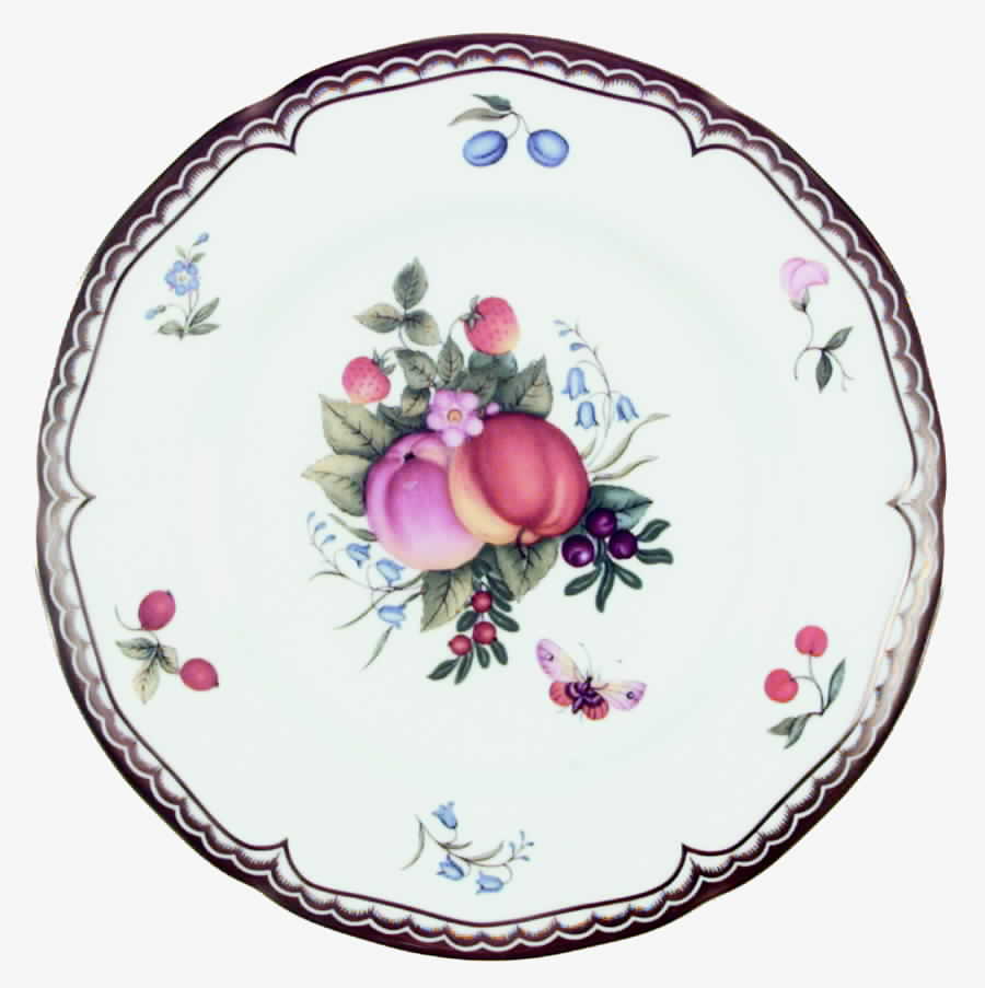 Gloucester Fruit Salad Plate by Royal Worcester-1