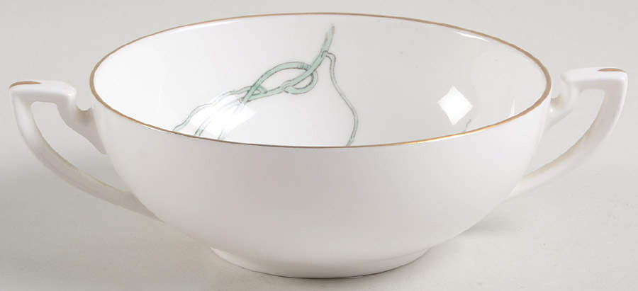 Gloriana Flat Cream Soup Bowl by Royal Worcester-1