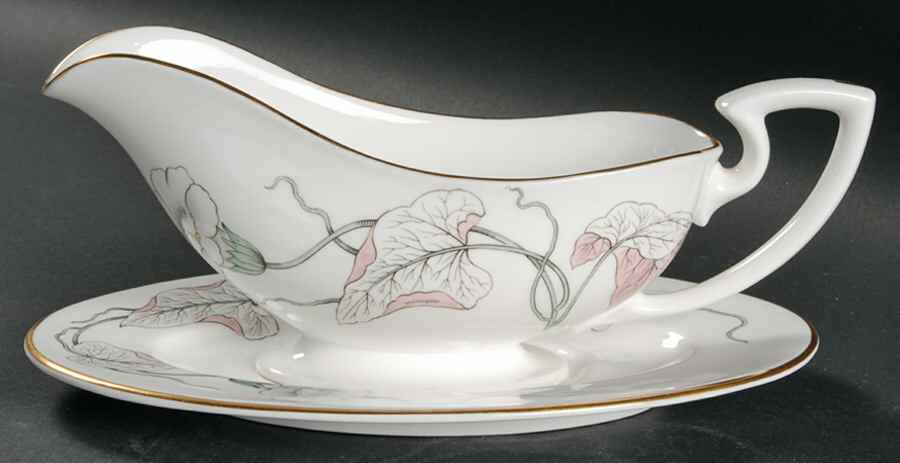 Gloriana Gravy Boat & Underplate by Royal Worcester-1