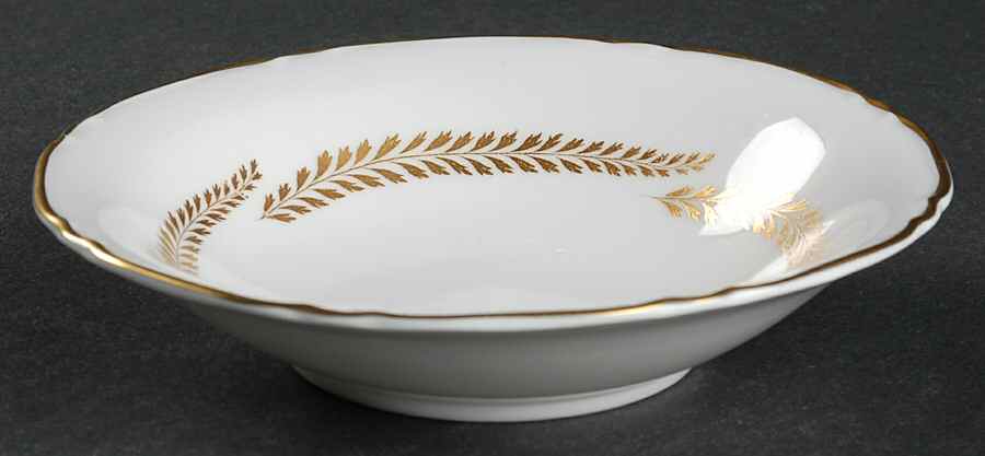 Golden Bracken Fruit/Dessert (Sauce) Bowl by Royal Worcester-1