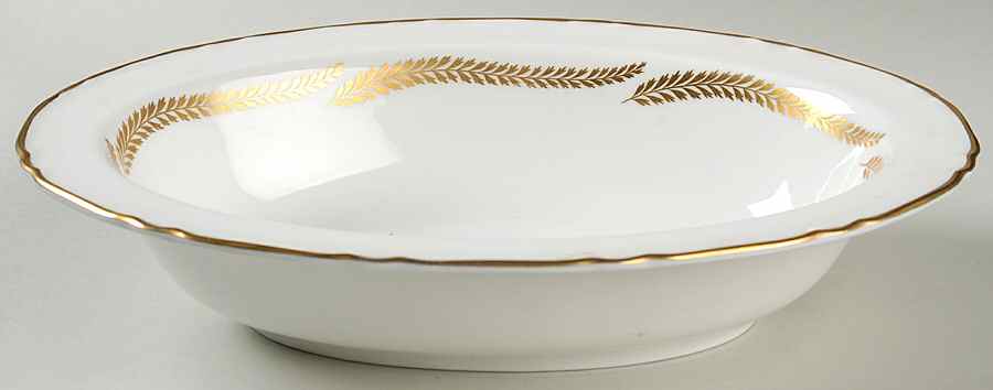Golden Bracken 10" Oval Vegetable Bowl by Royal Worcester-1