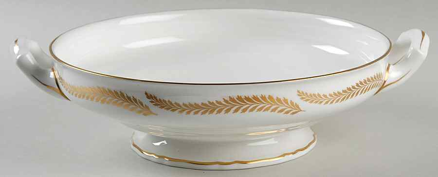 Golden Bracken Round Vegetable No Lid by Royal Worcester-1