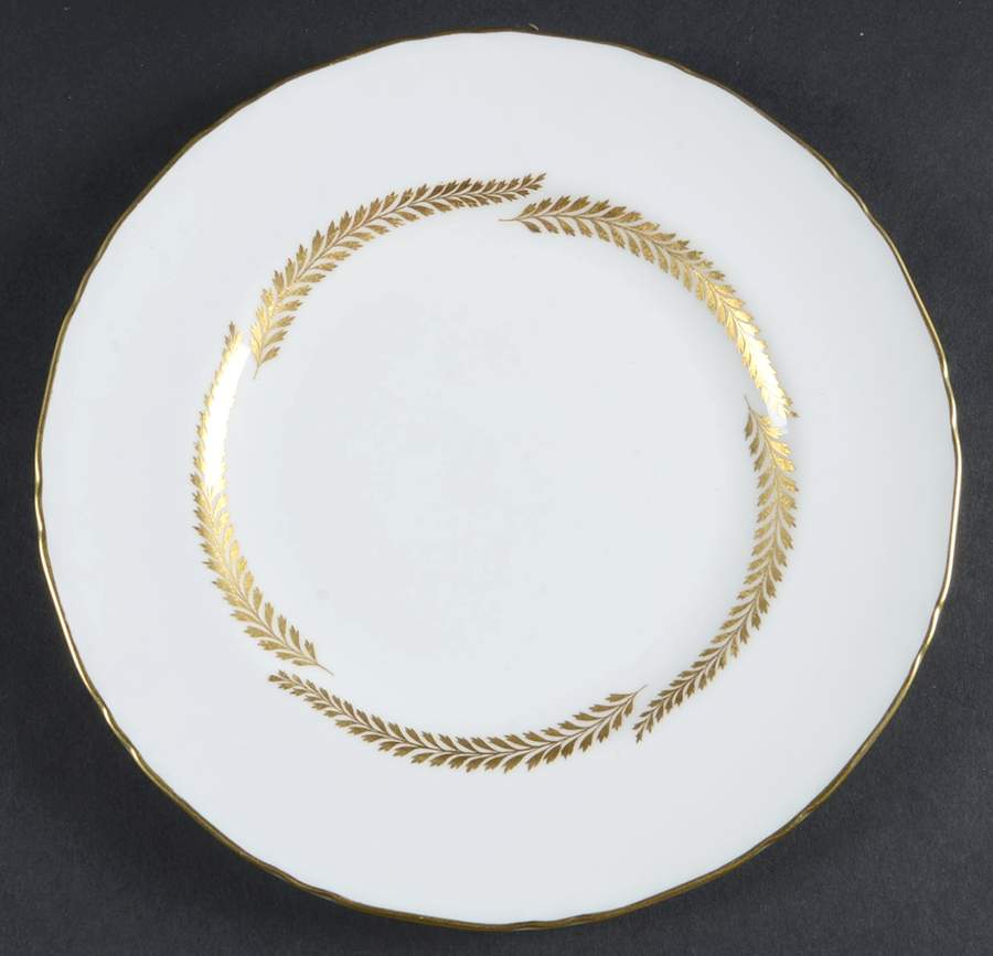 Golden Bracken Salad Plate by Royal Worcester-1