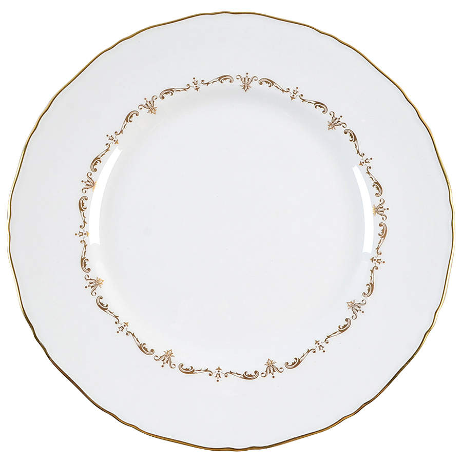 Gold Chantilly Dinner Plate by Royal Worcester-1
