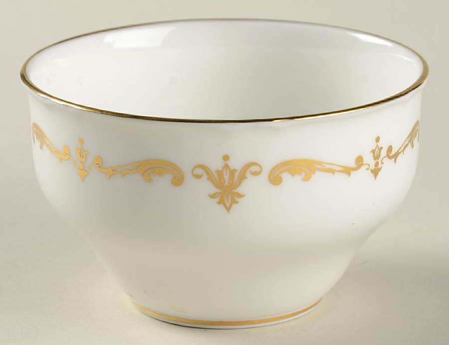 Gold Chantilly Mini Open Sugar Bowl by Royal Worcester-1