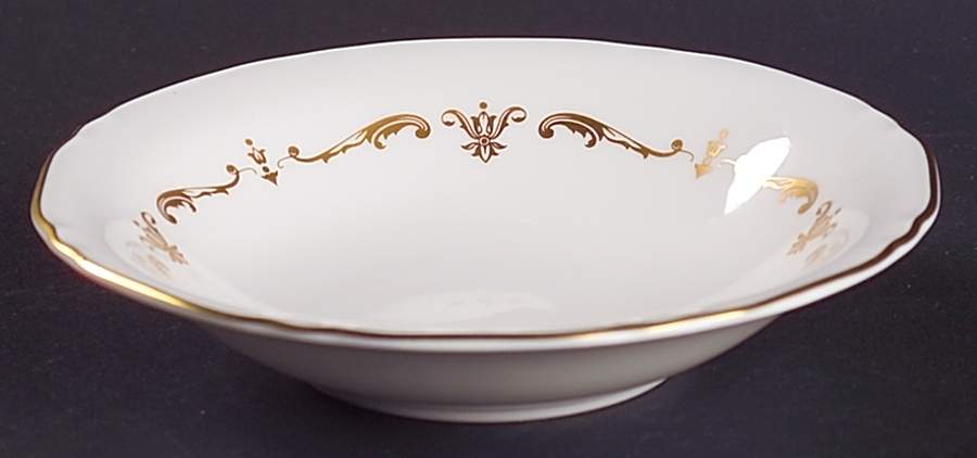 Gold Chantilly Fruit/Dessert (Sauce) Bowl by Royal Worcester-1