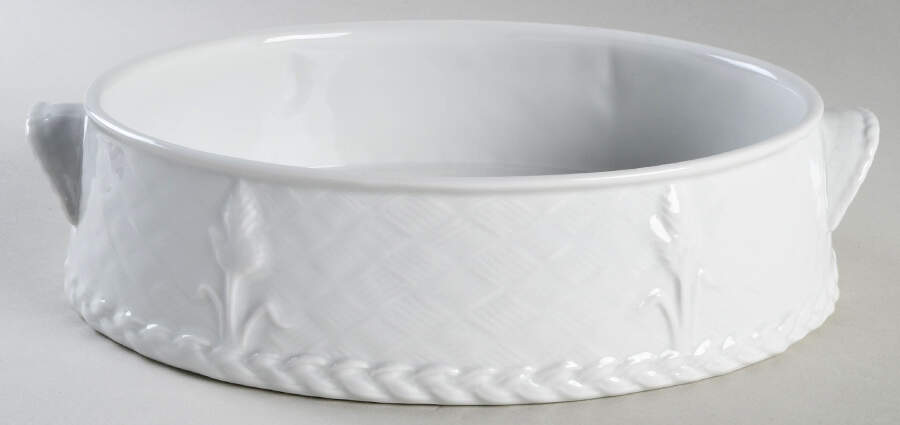 Gourmet (Embossed) 2 Quart Oval Covered Casserole No Lid by Royal Worcester-1