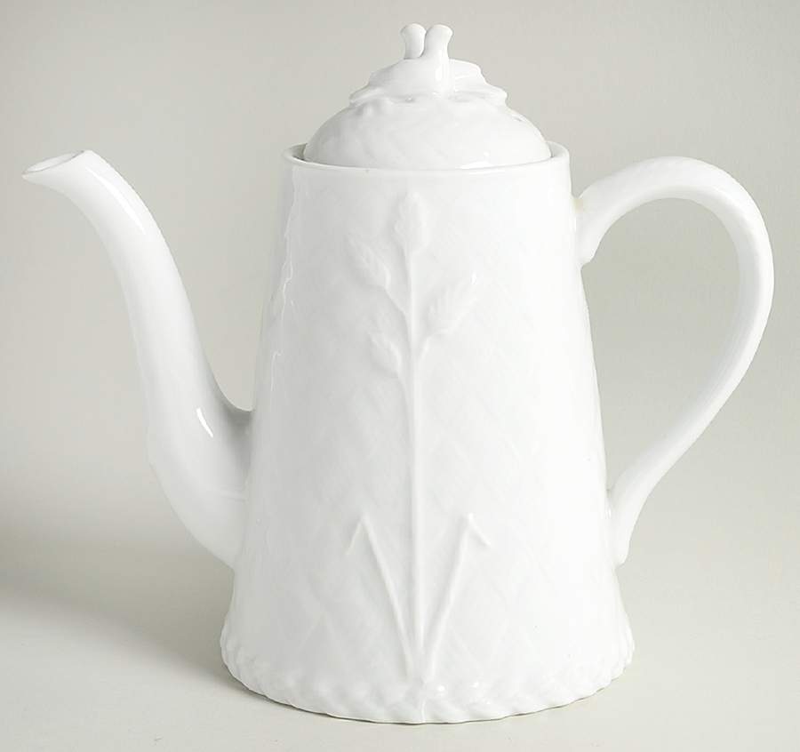 Gourmet (Embossed) Coffee Pot & Lid by Royal Worcester-1