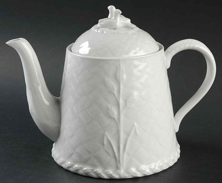 Gourmet (Embossed) Teapot & Lid by Royal Worcester-1