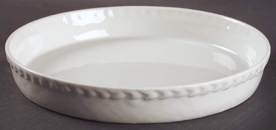 Gourmet (Embossed) 10" Round Flan by Royal Worcester-1