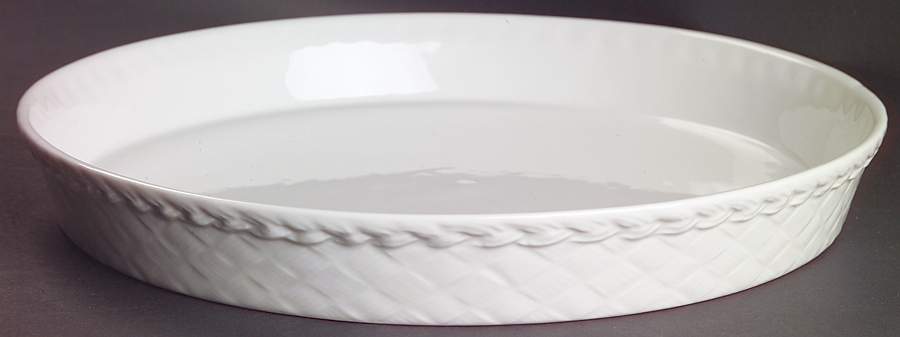 Gourmet (Embossed) 12" Round Flan by Royal Worcester-1
