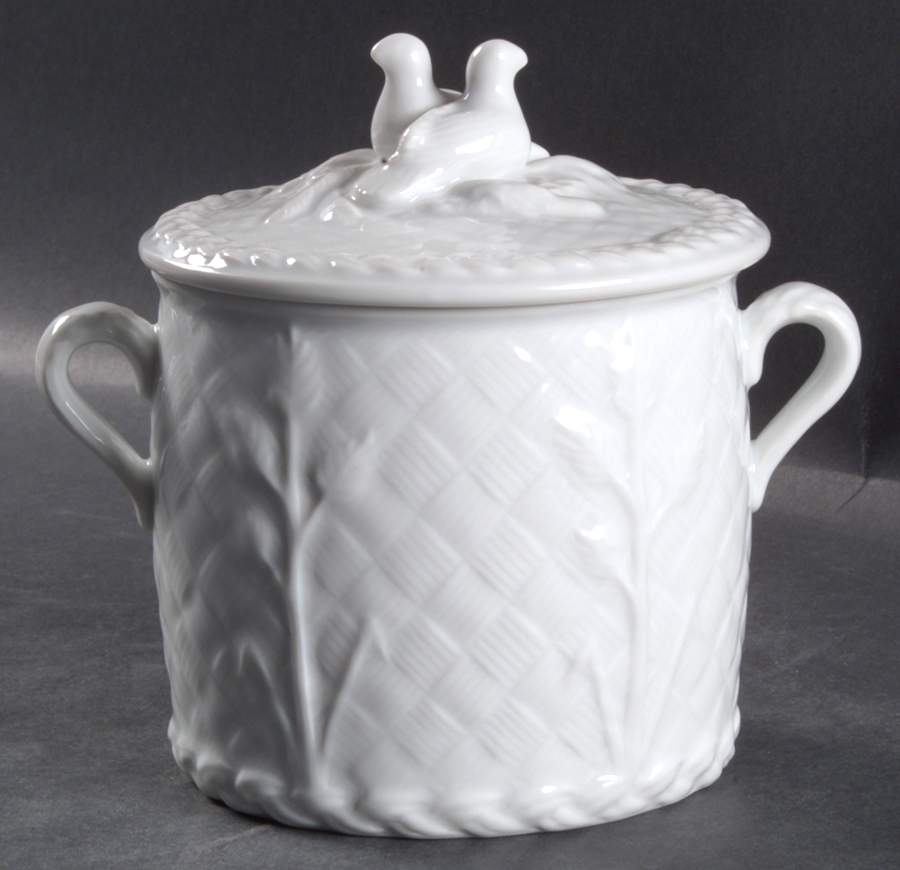 Gourmet (Embossed) Handled Marmite & Lid by Royal Worcester-1