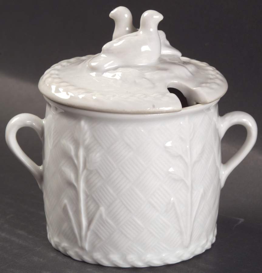 Gourmet (Embossed) Jam/Jelly & Lid by Royal Worcester-1