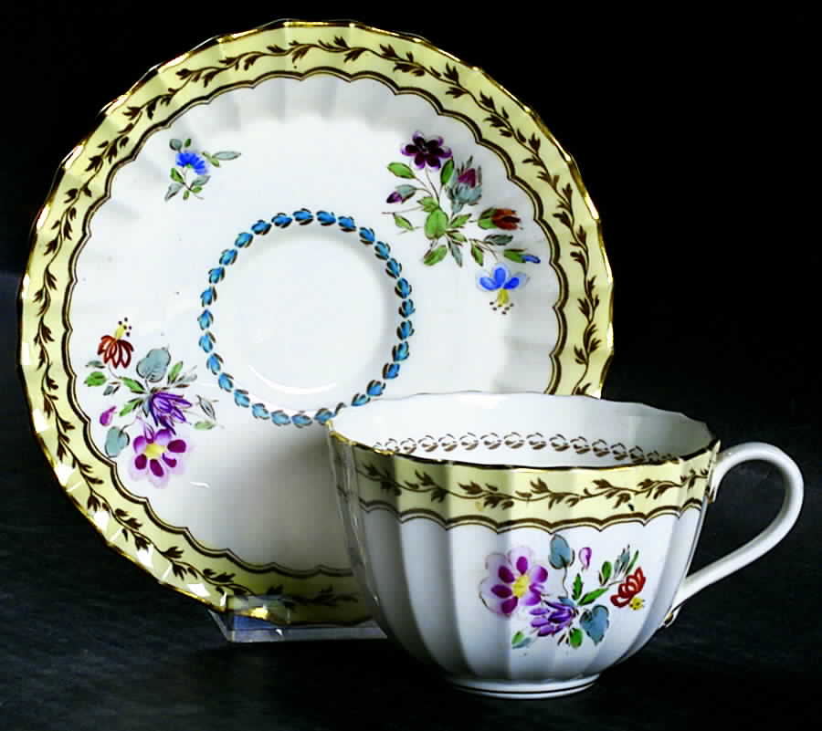 Granby Flat Cup & Saucer Set by Royal Worcester-1