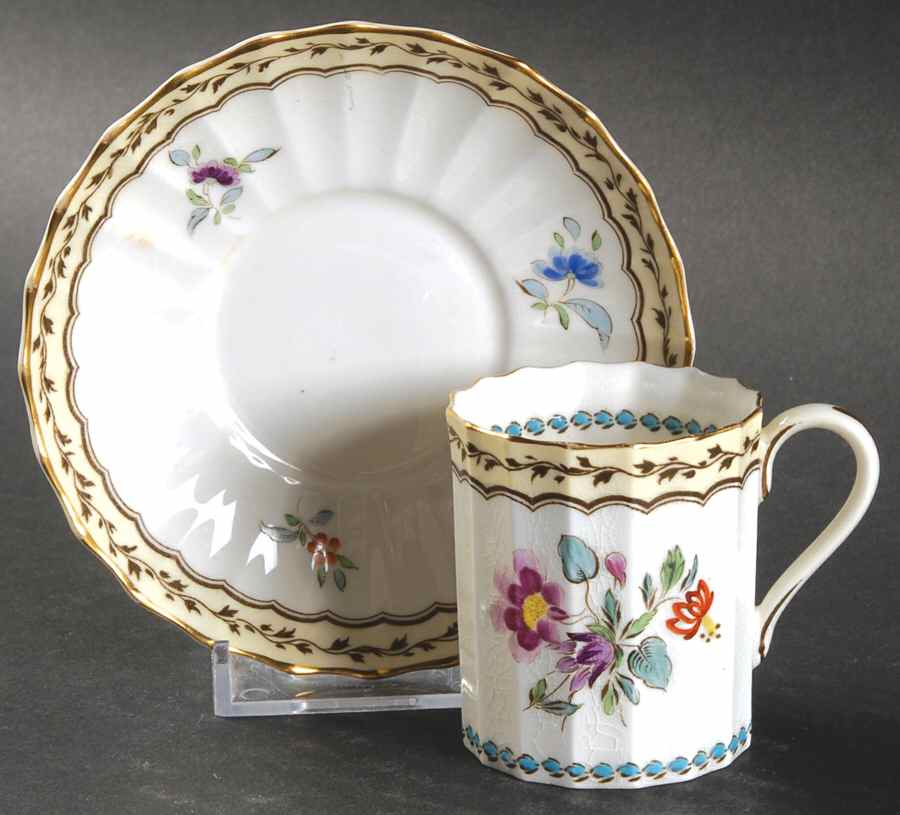 Granby Flat Demitasse Cup & Saucer Set by Royal Worcester-1