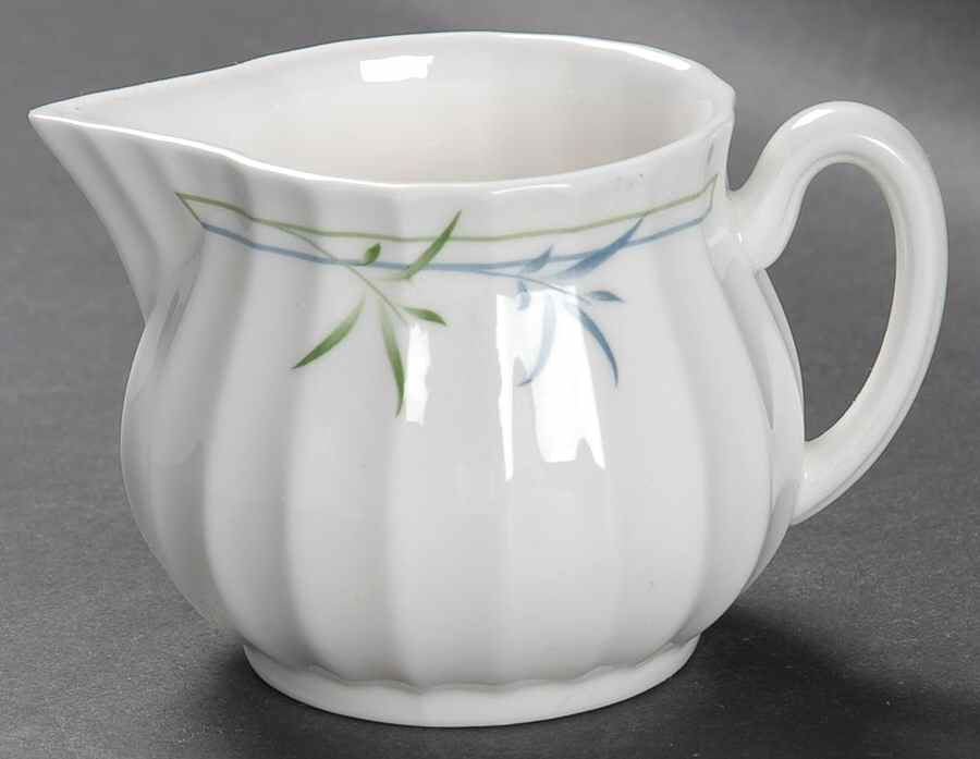 Green Bamboo Mini Creamer by Royal Worcester-1