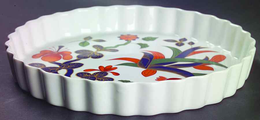 Grainger Imari 10" Quiche by Royal Worcester-1