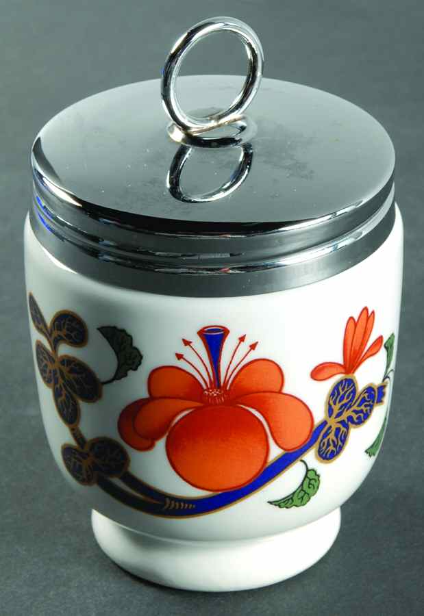 Grainger Imari King Size Egg Coddler & Lid by Royal Worcester-1