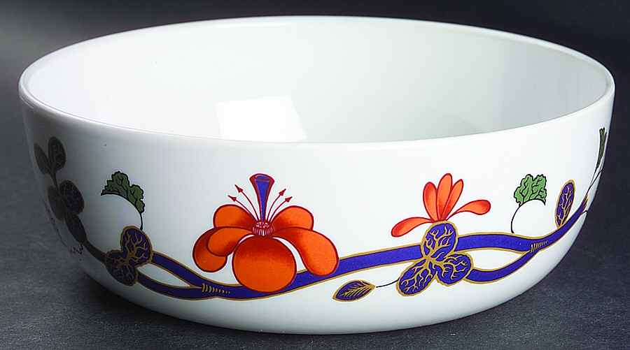 Grainger Imari 7" Round Vegetable Bowl by Royal Worcester-1