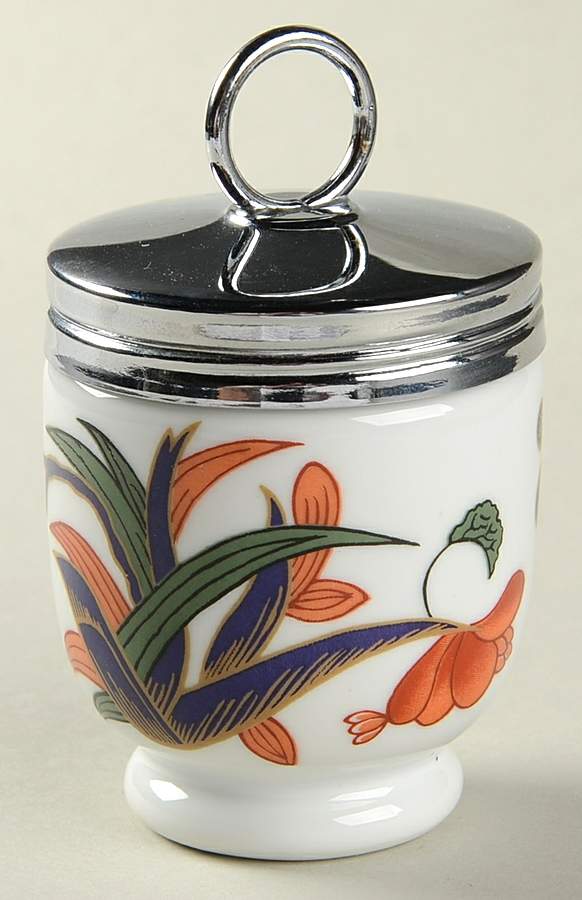 Grainger Imari Egg Coddler & Lid by Royal Worcester-1