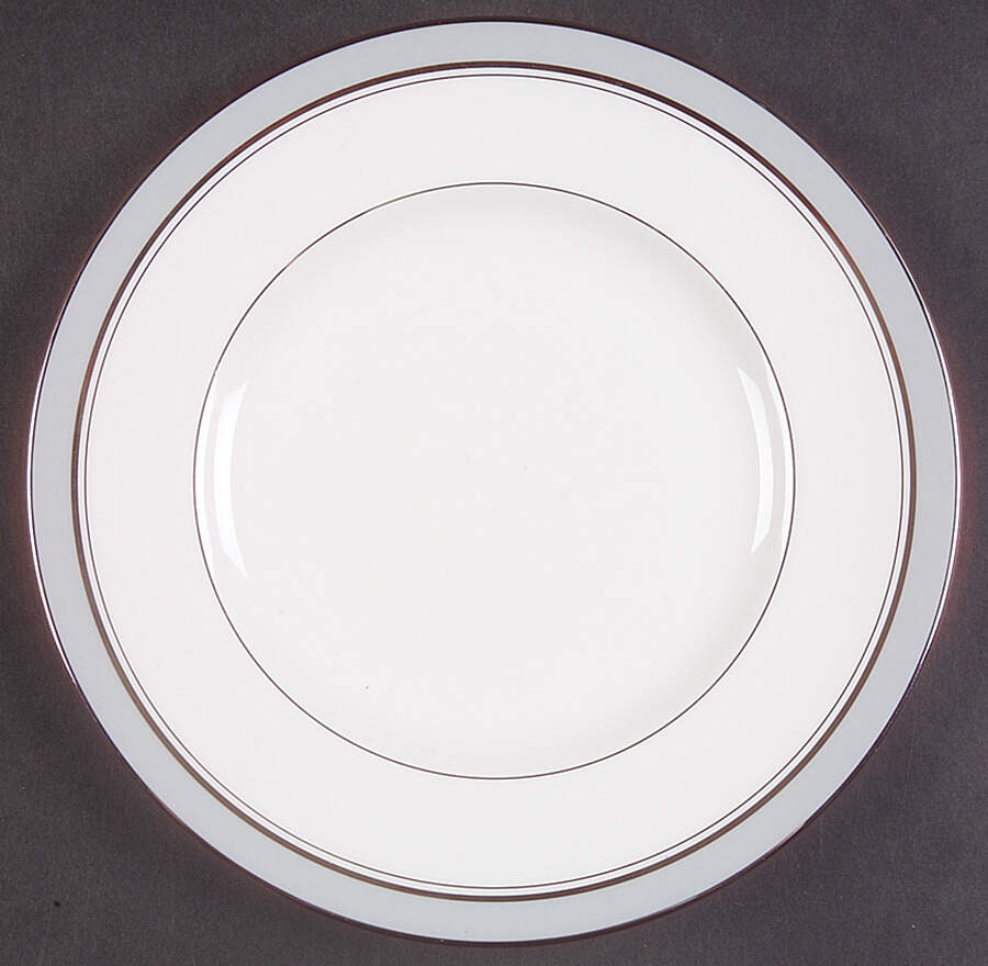 Grey Platinum Salad Plate by Royal Worcester-1