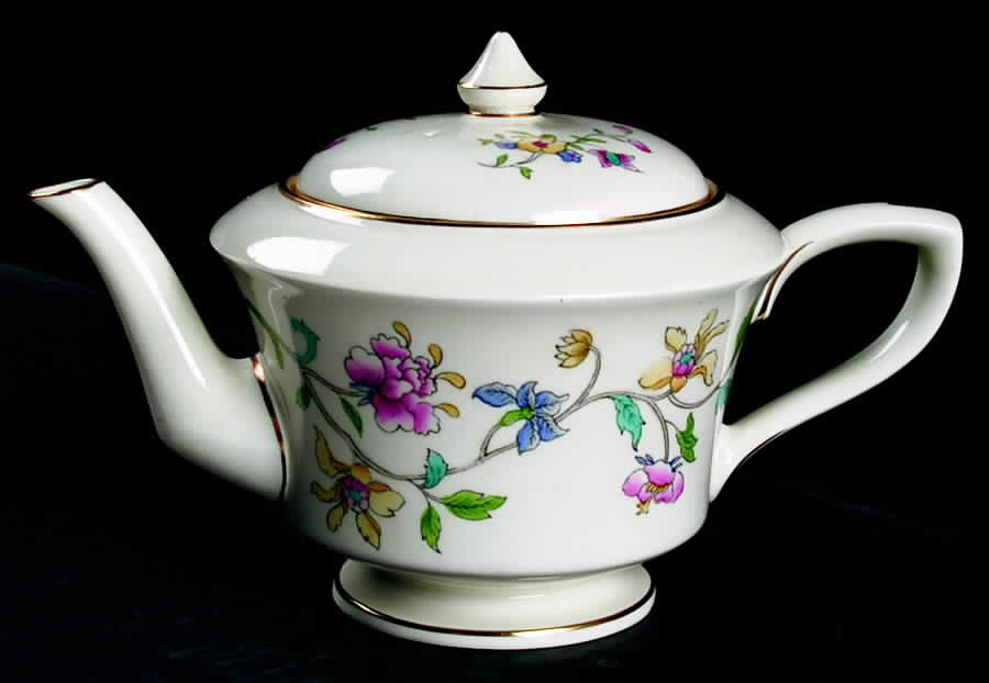 Hampton Court Teapot & Lid by Royal Worcester-1