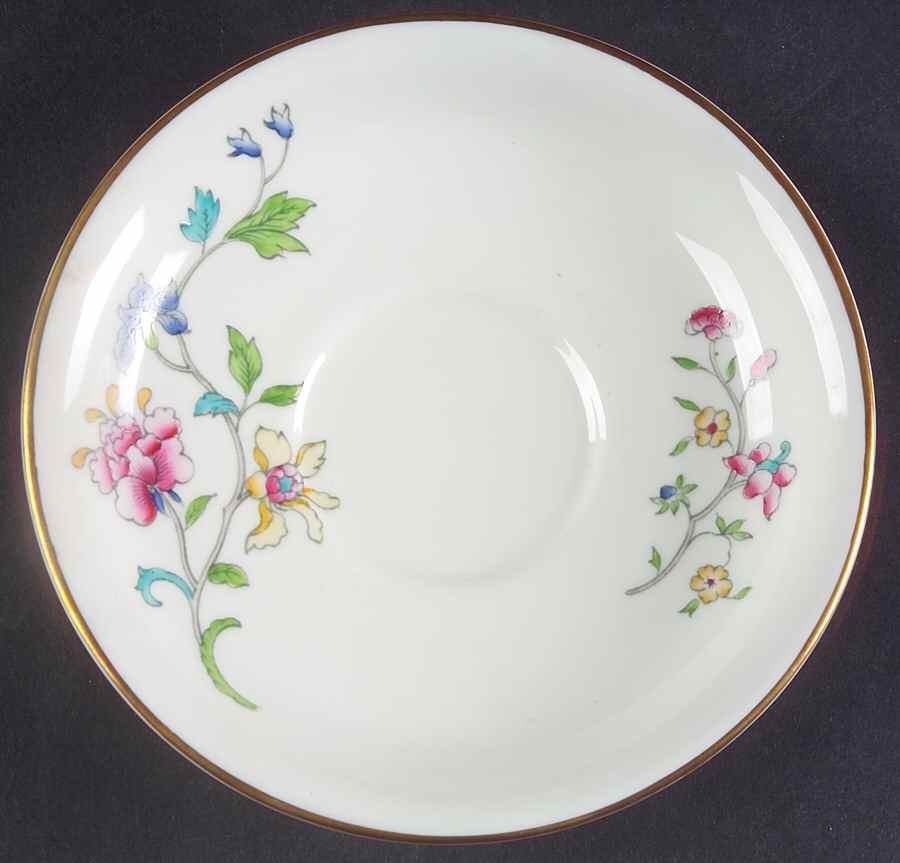 Hampton Court Saucer by Royal Worcester-1