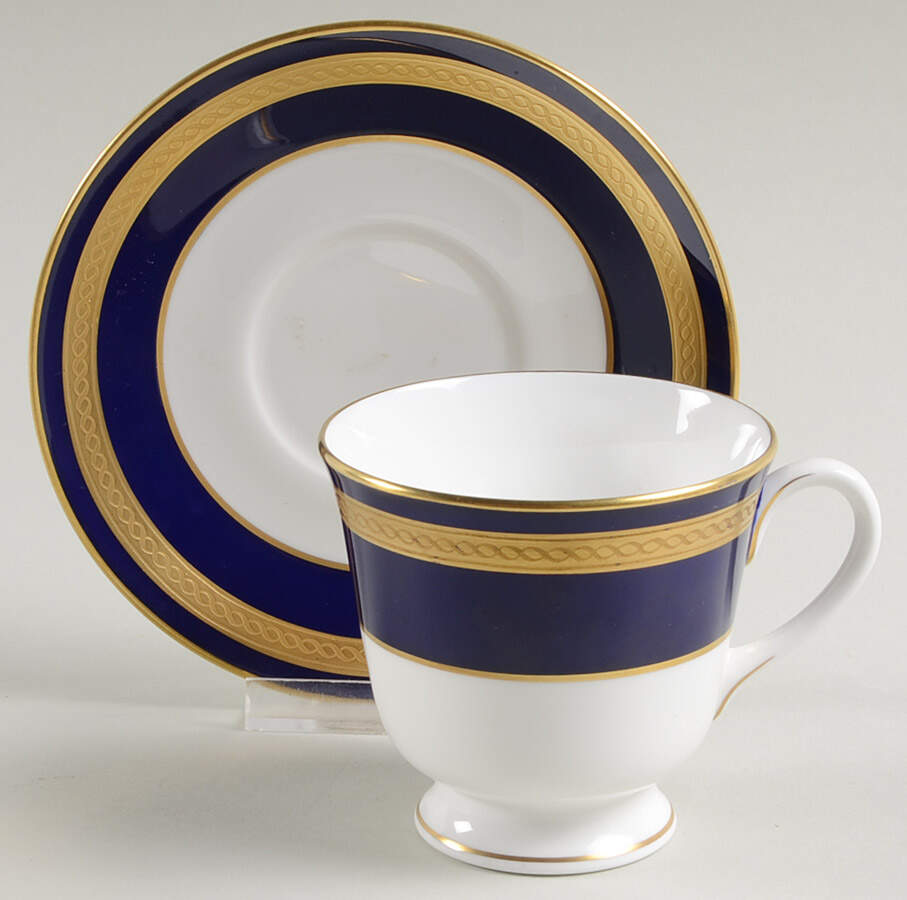 Hampton Footed Cup & Saucer Set by Royal Worcester-1