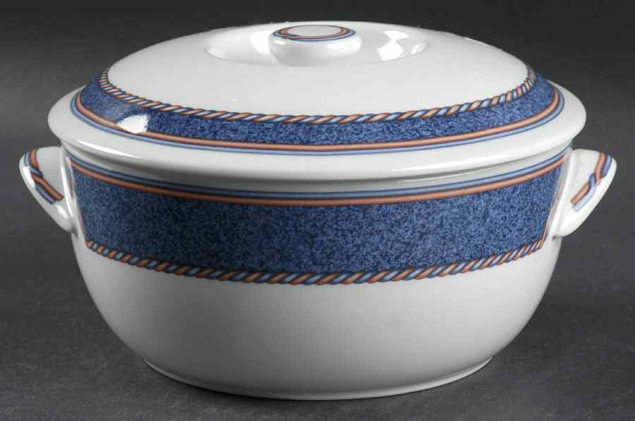 Henley Round Covered Vegetable by Royal Worcester-1