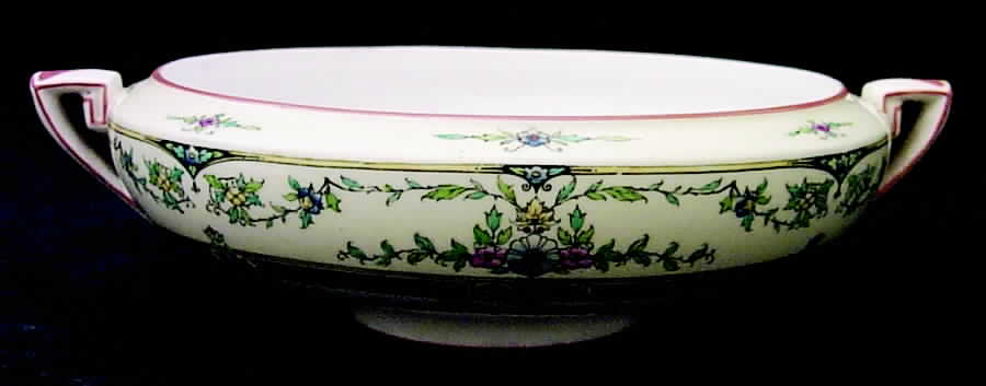 Hollywood (Dark Cream, Smooth) Round Vegetable No Lid by Royal Worcester-1
