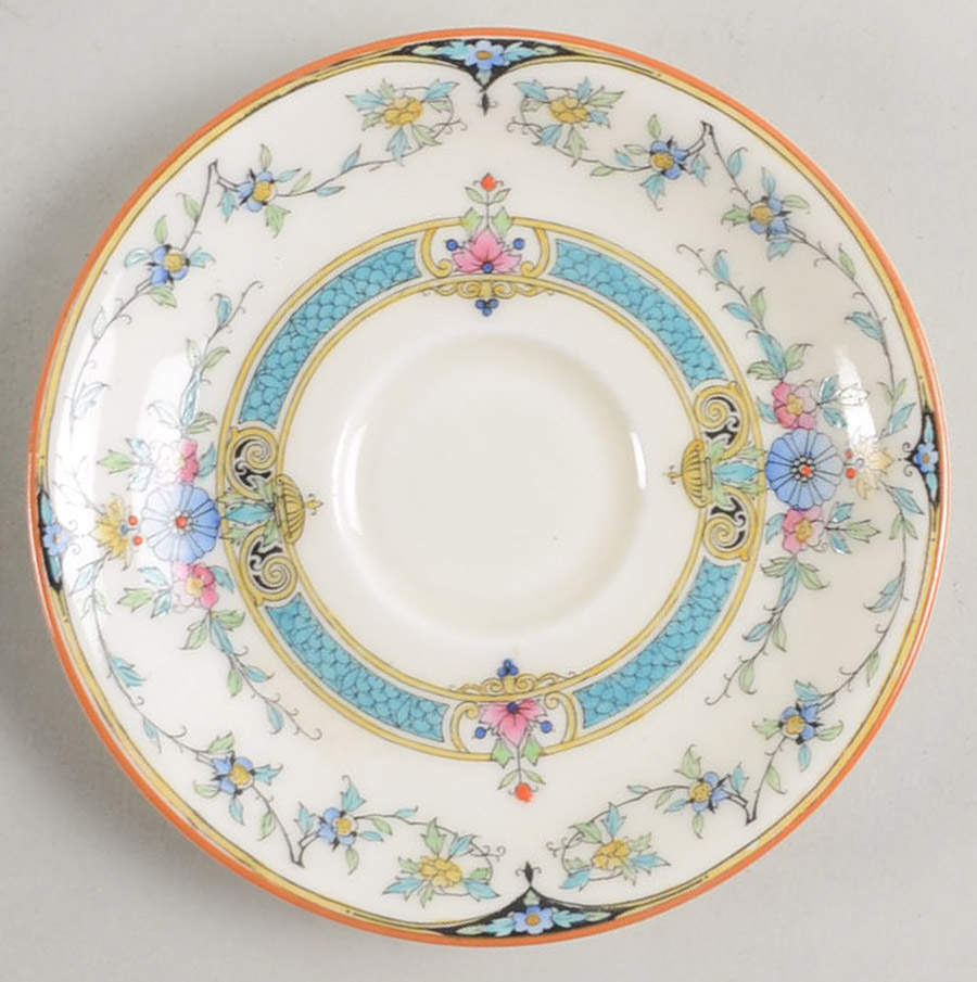 Hollywood (Light Cream, Smooth) Saucer for Demitasse Cup by Royal Worcester-1