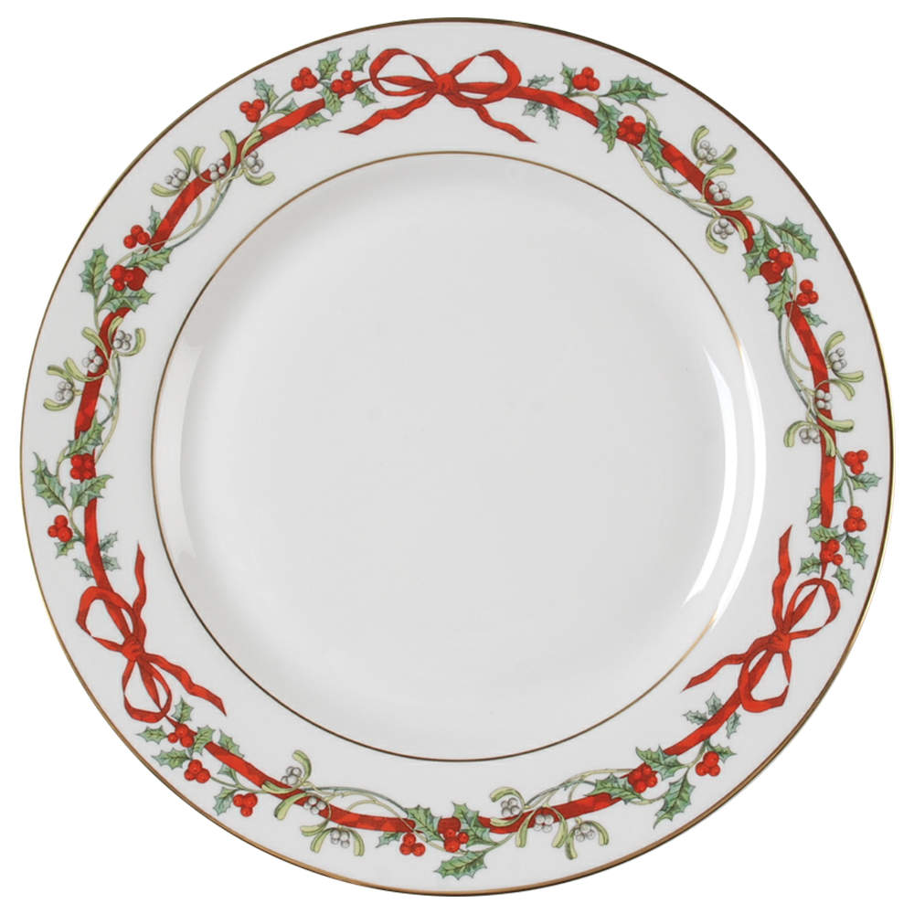 Holly Ribbons Dinner Plate by Royal Worcester-1