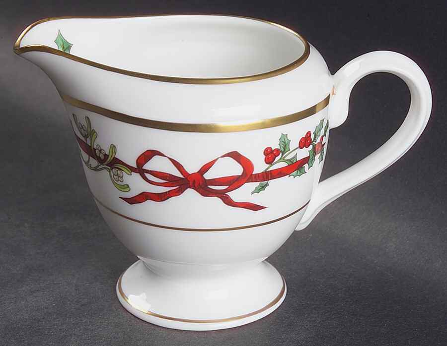 Holly Ribbons Mini Creamer by Royal Worcester-1
