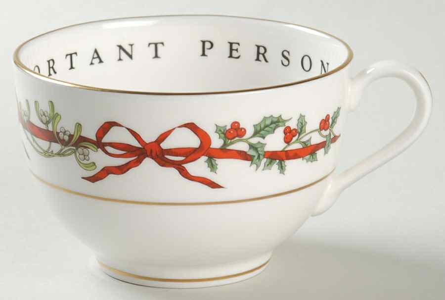 Holly Ribbons V.I.P. Cup by Royal Worcester-1