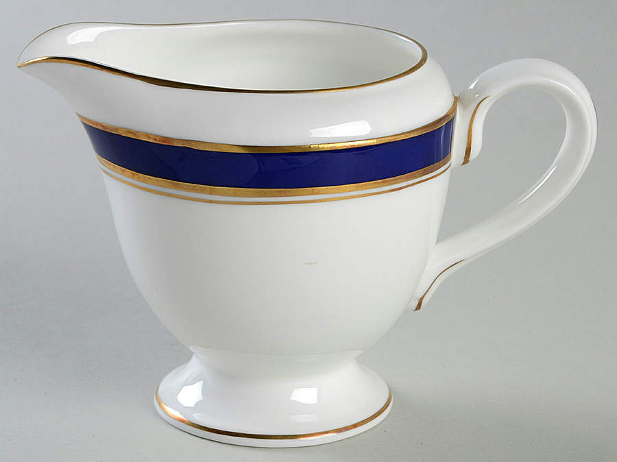 Howard-Cobalt Blue (Gold Trim) Mini Creamer by Royal Worcester-1