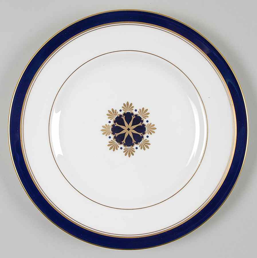 Howard-Cobalt Blue (Gold Trim) Accent Salad Plate by Royal Worcester-1