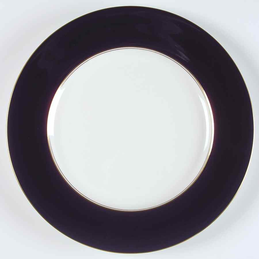 Howard-Cobalt Blue (Gold Trim) Service Plate (Charger) by Royal Worcester-1