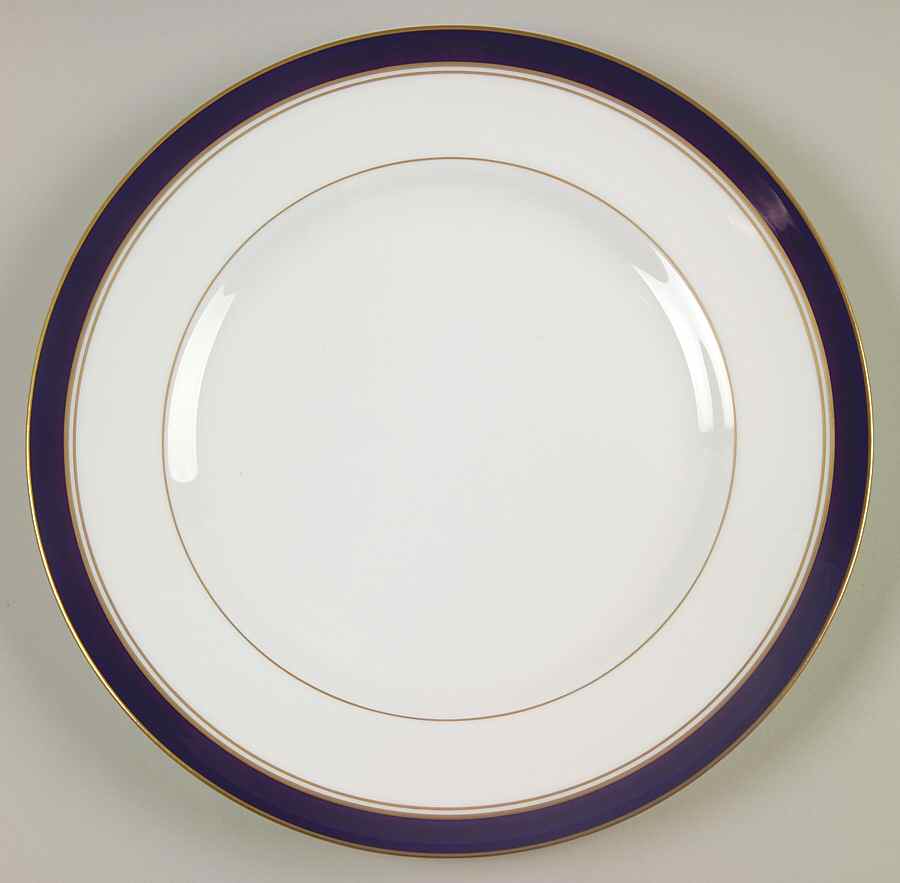 Howard-Cobalt Blue (Gold Trim) Luncheon Plate by Royal Worcester-1