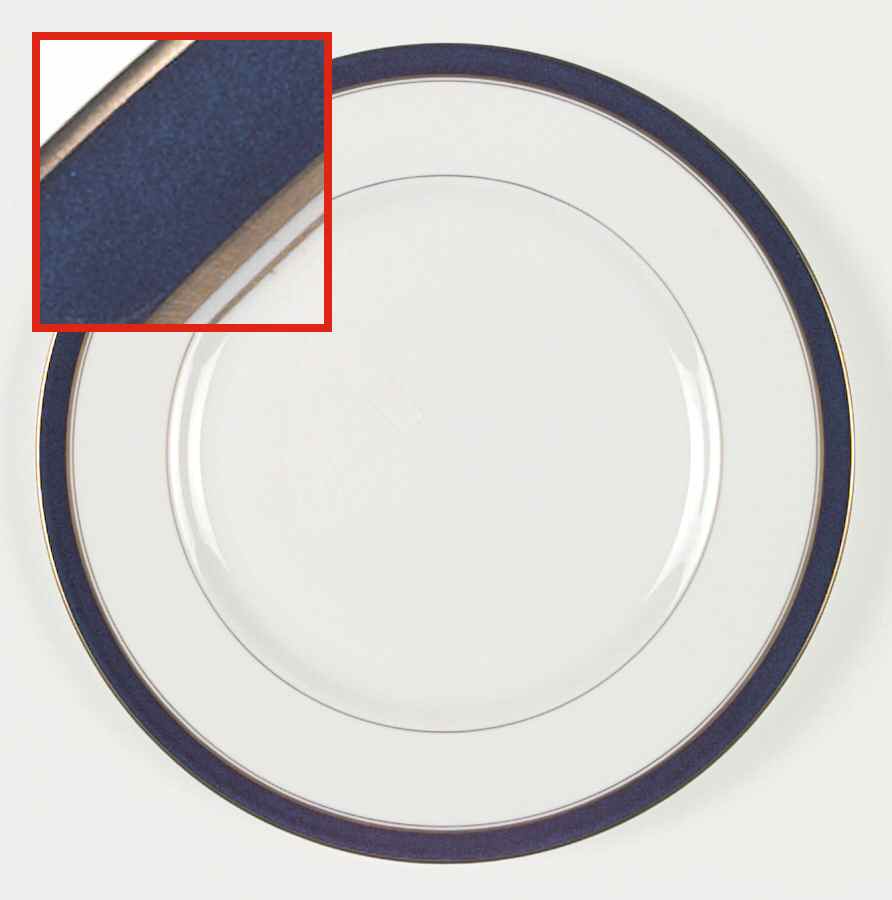 Howard-Cobalt Blue (Gold Trim) Dinner Plate by Royal Worcester-1