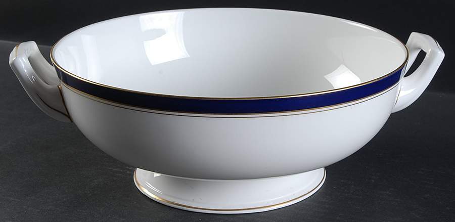 Howard-Cobalt Blue (Gold Trim) Tureen No Lid by Royal Worcester-1